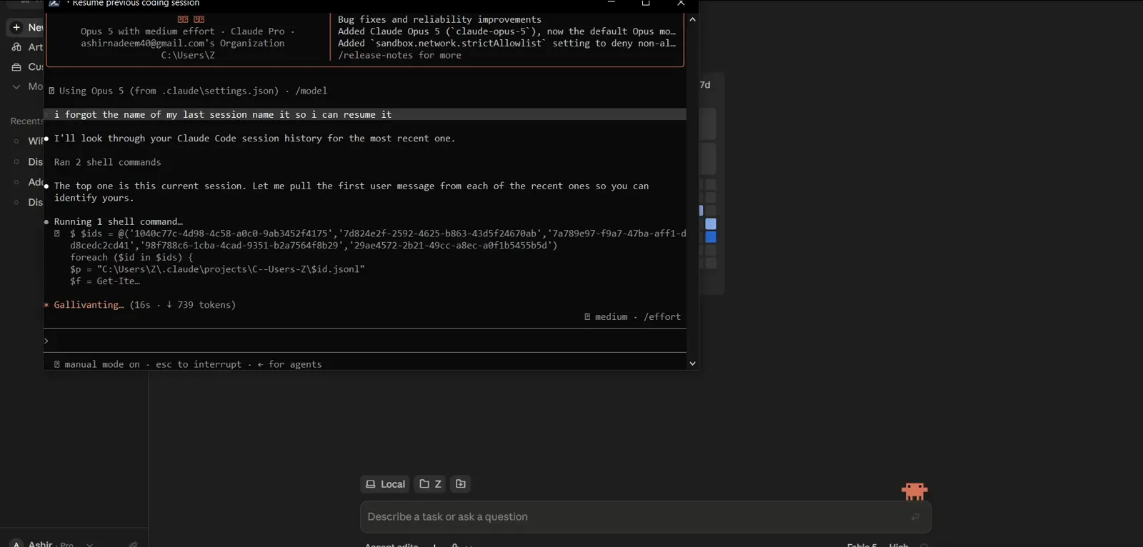 Claude Code pulling the first user message from each session jsonl transcript under the .claude projects folder to identify past sessions Claude Code pulling the first user message from each session jsonl transcript under the .claude projects folder to identify past sessions